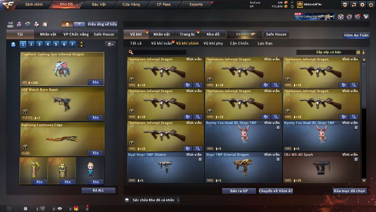 shop acc cf uy tin gia re
